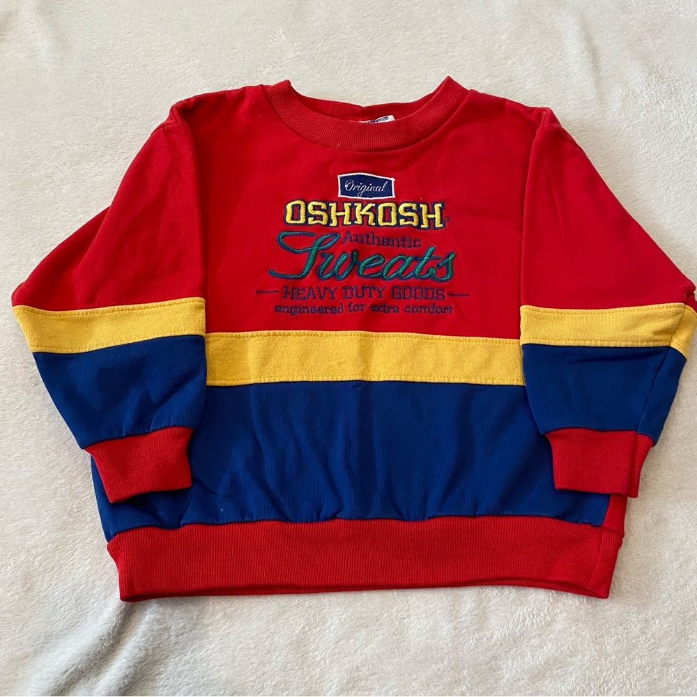 Vintage Oshkosh Sweatshirt 4T Made in USA